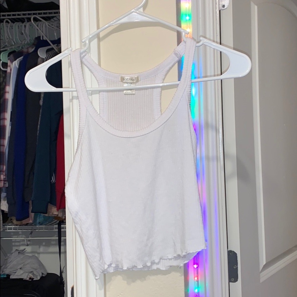 Medium size crop top, white. Never worn